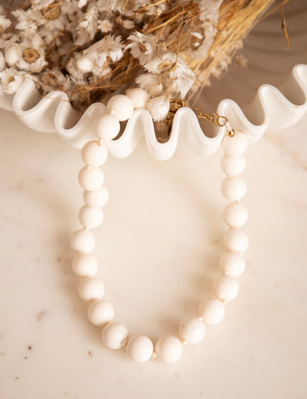 Dolce Bead Off White - Ketting - ellemilla