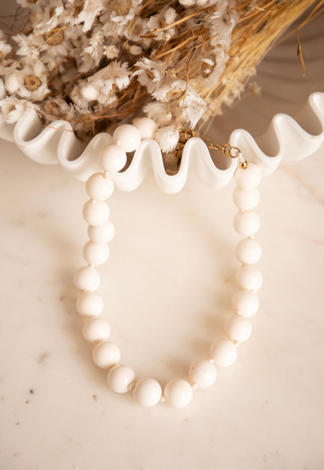 Dolce Bead Off White - Ketting - ellemilla