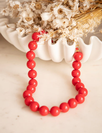 Dolce Bead Red - Ketting - ellemilla