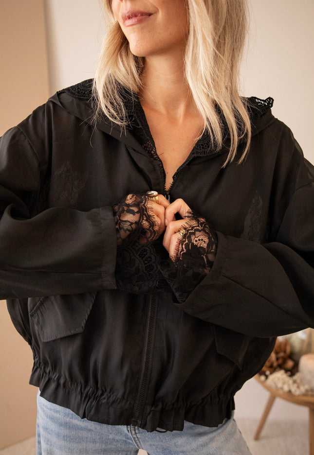 Donna Lace Black - Jacket - ellemilla