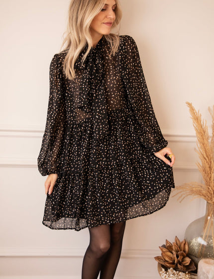 Dottie Darling Black - Jurk - ellemilla