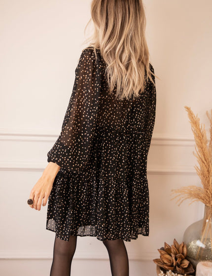 Dottie Darling Black - Jurk - ellemilla