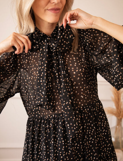 Dottie Darling Black - Jurk - ellemilla