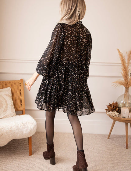 Dottie Darling Black - Jurk - ellemilla