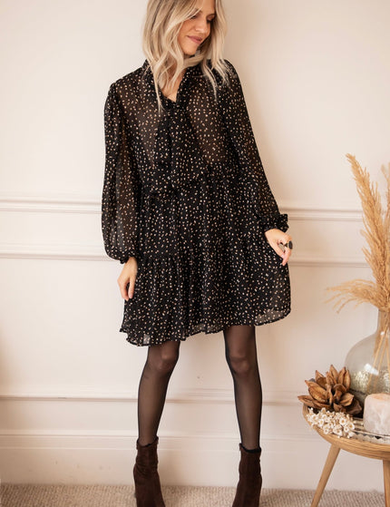 Dottie Darling Black - Jurk - ellemilla