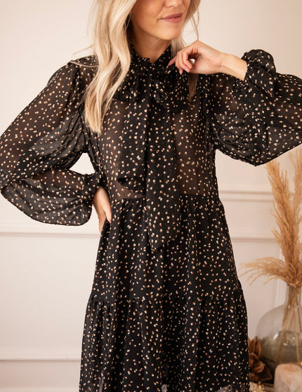 Dottie Darling Black - Jurk - ellemilla