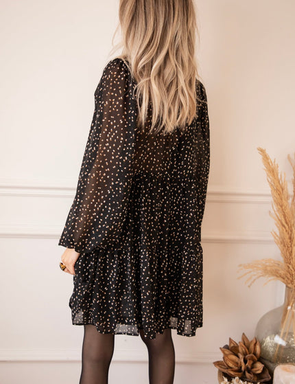 Dottie Darling Black - Jurk - ellemilla