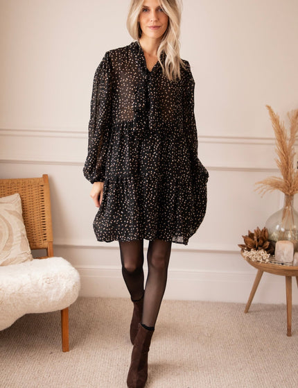 Dottie Darling Black - Jurk - ellemilla