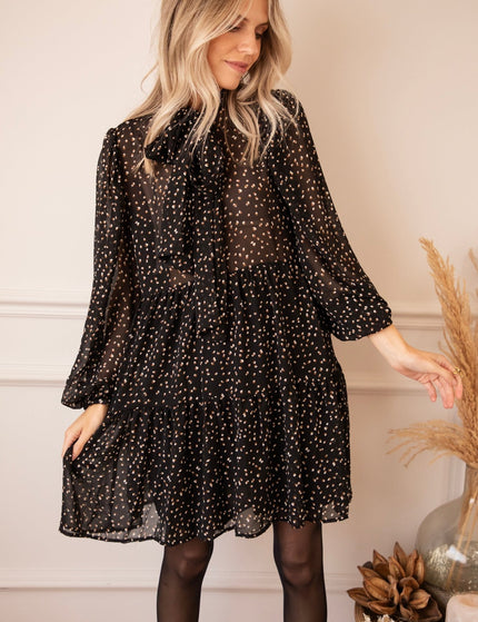 Dottie Darling Black - Jurk - ellemilla