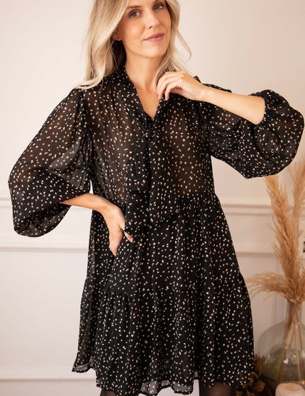 Dottie Darling Black - Jurk - ellemilla