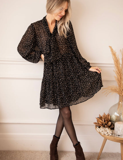 Dottie Darling Black - Jurk - ellemilla