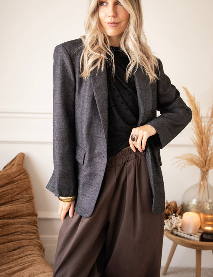 Drapped In Dots Black - Longsleeve - ellemilla