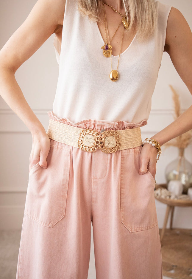 Easy Elise Old Pink - Jeans - ellemilla