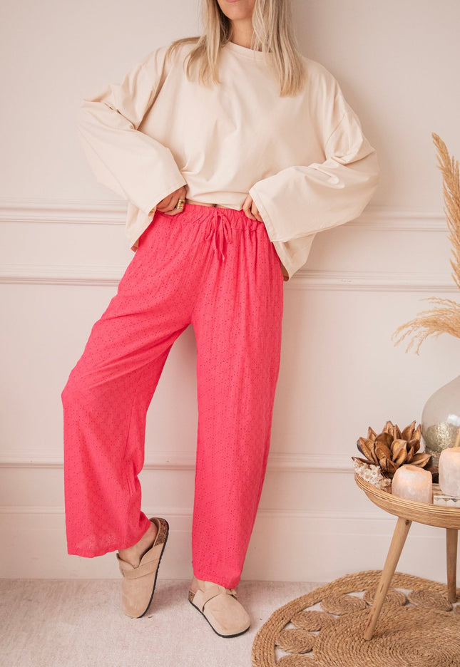 Easy Embroidery Raspberry - Broek - ellemilla