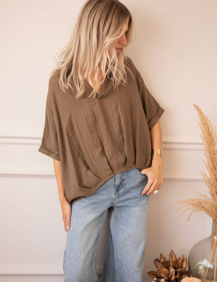 Easy Escape Kaki - Blouse - ellemilla