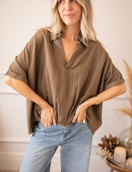 Easy Escape Kaki - Blouse - ellemilla