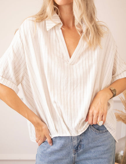 Easy Escape White - Blouse - ellemilla