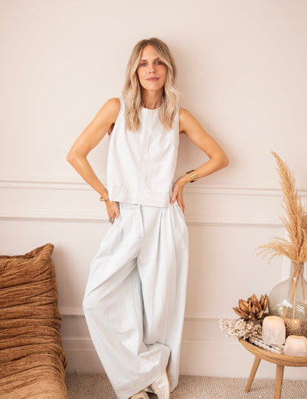 Easy Like Denim Light Blue - Broek - ellemilla