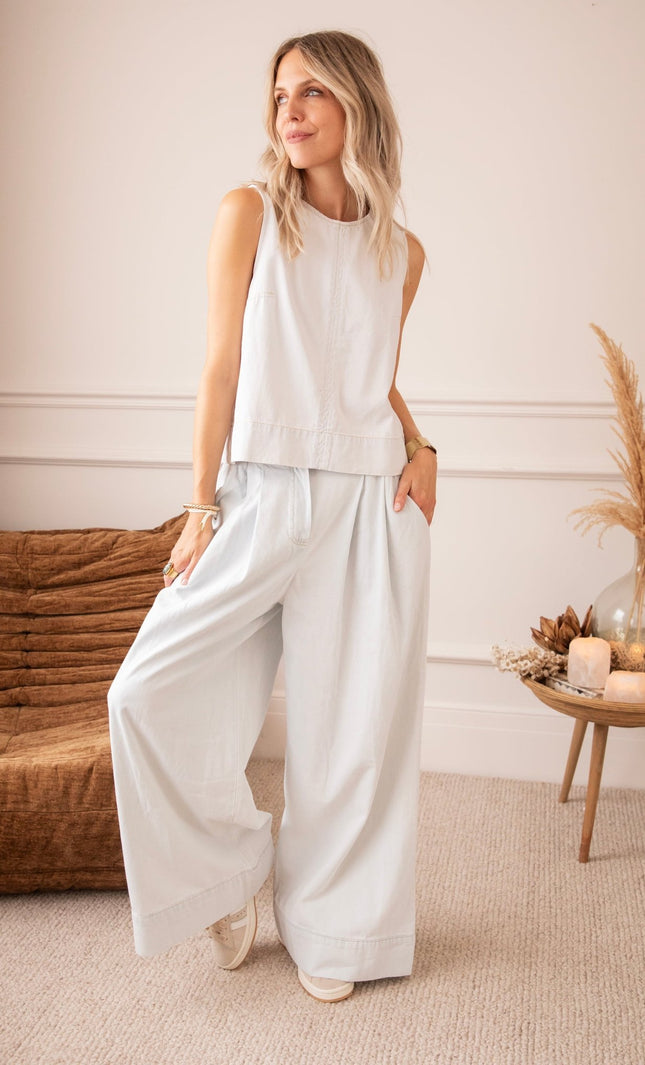 Easy Like Denim Light Blue - Broek - ellemilla