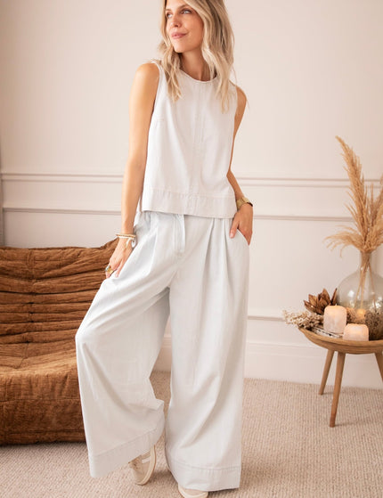 Easy Like Denim Light Blue - Broek - ellemilla