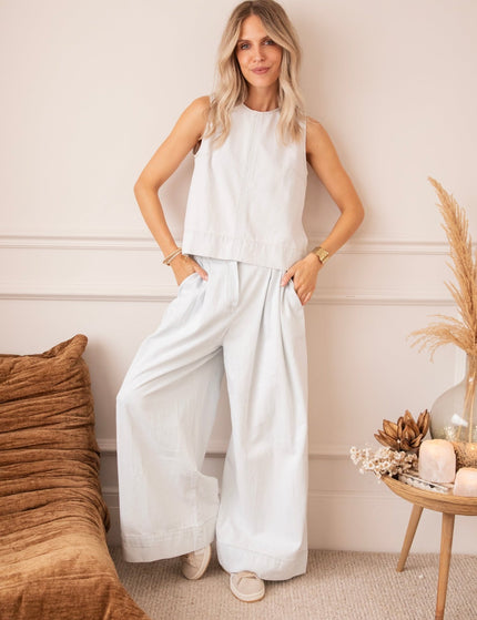 Easy Like Denim Light Blue - Broek - ellemilla
