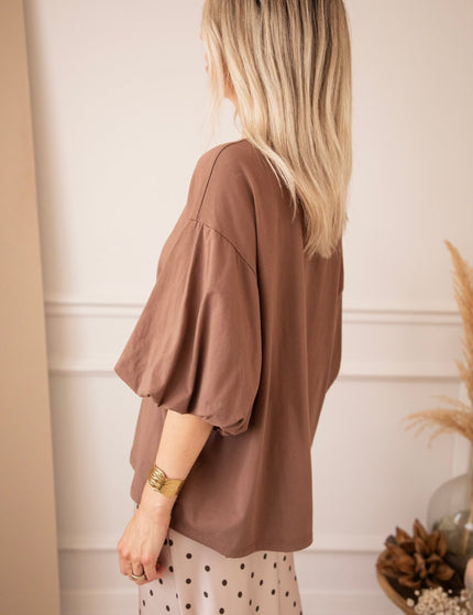 Easy Puff Brown - T-Shirt - ellemilla