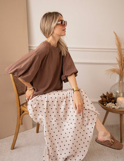 Easy Puff Brown - T-Shirt - ellemilla