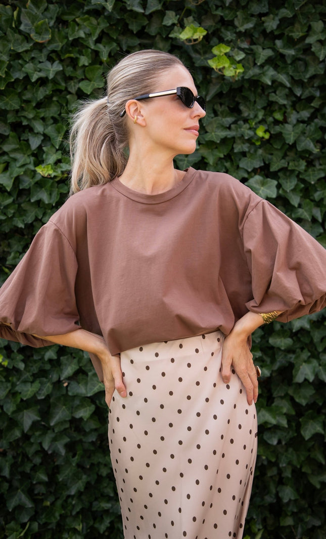 Easy Puff Brown - T-Shirt - ellemilla