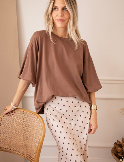 Easy Puff Brown - T-Shirt - ellemilla