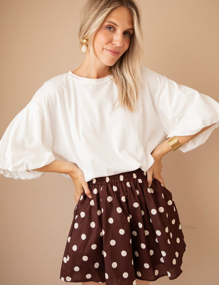 Easy Puff White - T-Shirt - ellemilla