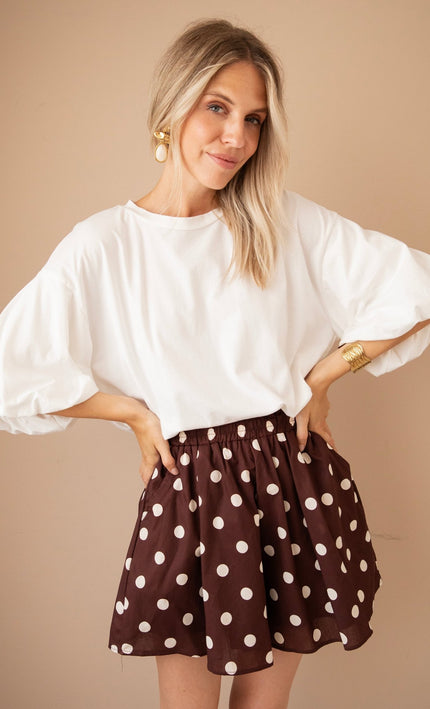 Easy Puff White - T-Shirt - ellemilla