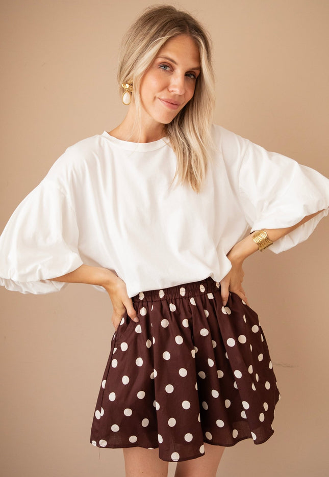 Easy Puff White - T-Shirt - ellemilla