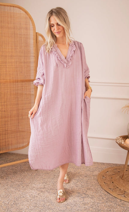 Esmeralda Mauve - Maxi Jurk - ellemilla
