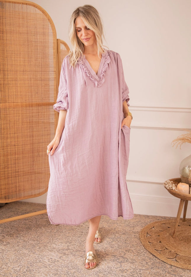 Esmeralda Mauve - Maxi Jurk - ellemilla