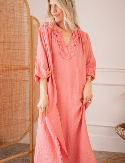 Esmeralda Raspberry - Maxi Jurk - ellemilla
