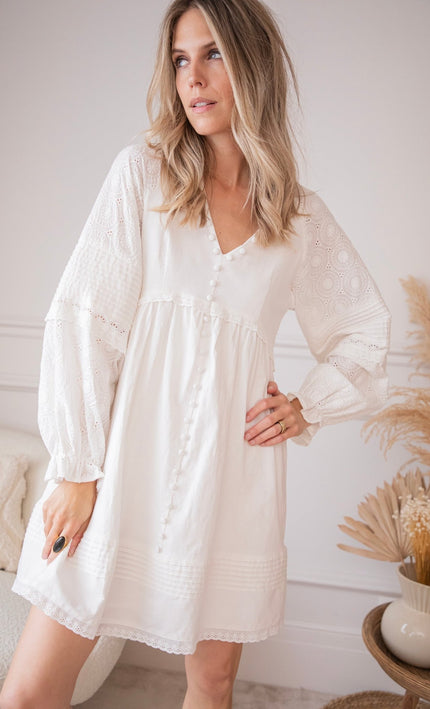 Every Little Thing White - Jurk - ellemilla
