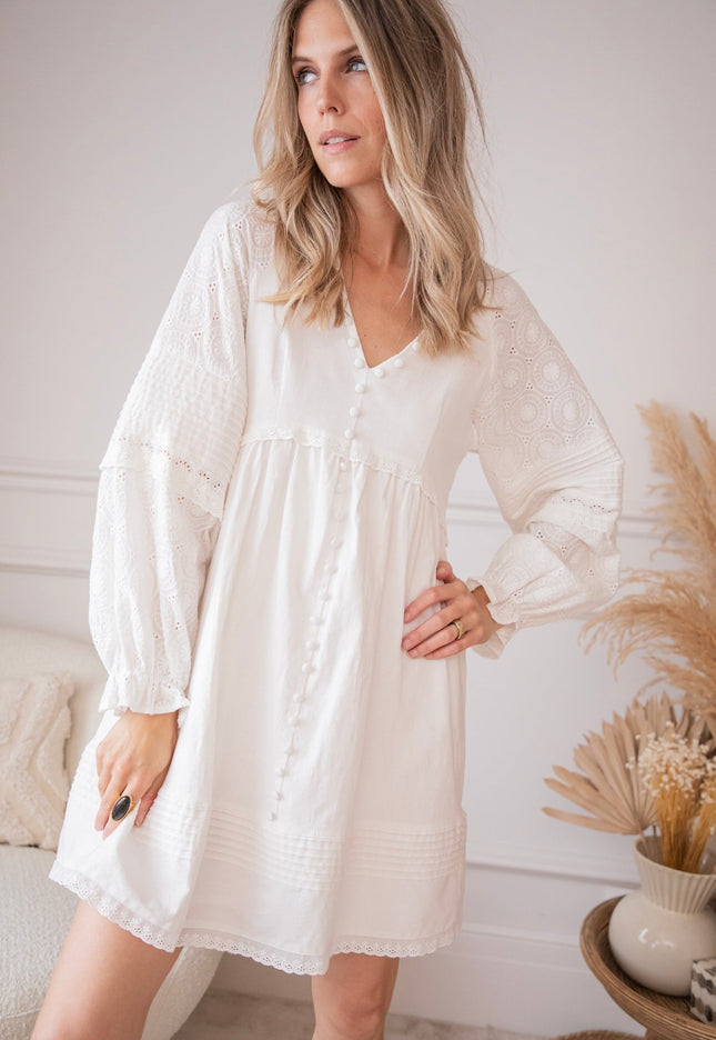 Every Little Thing White - Jurk - ellemilla