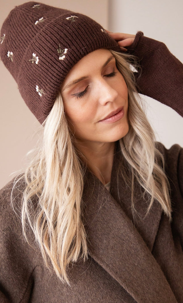 Falling Leaves Dark Brown - Muts - ellemilla