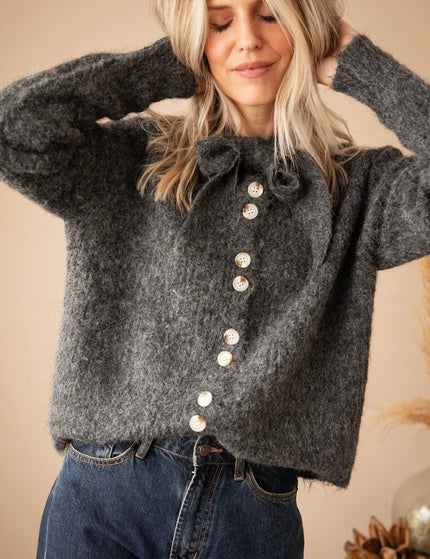 Faye Dark Grey - Vest - ellemilla