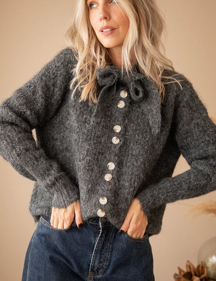 Faye Dark Grey - Vest - ellemilla