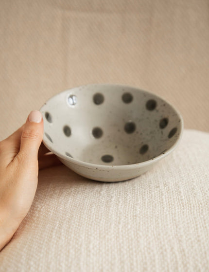 Fika Dots Sand/Grey - Kom - ellemilla