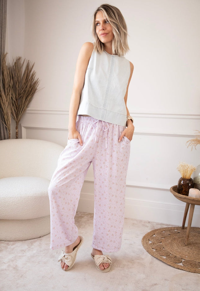 Fleurelle Lila - Broek - ellemilla