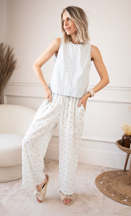 Fleurelle Soft Mint - Broek - ellemilla