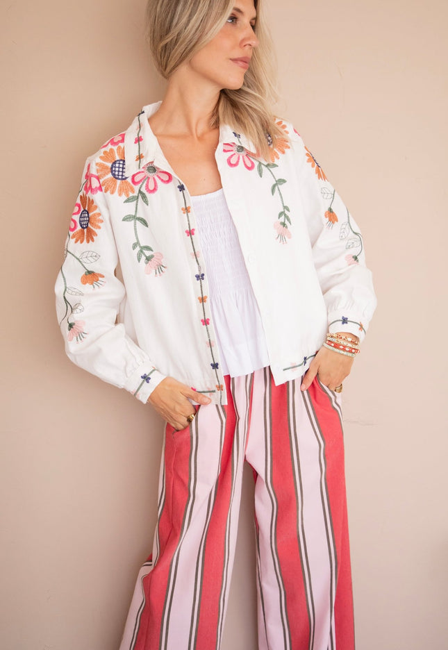 Fleurine White - Blouse/Jacket - ellemilla