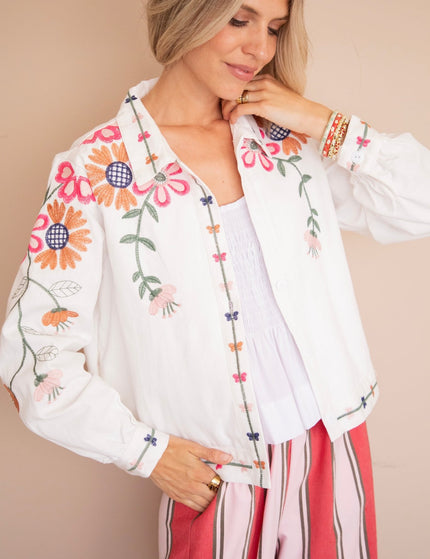 Fleurine White - Blouse/Jacket - ellemilla
