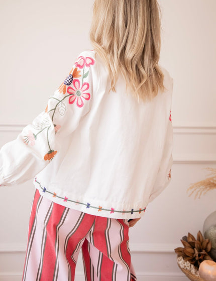 Fleurine White - Blouse/Jacket - ellemilla