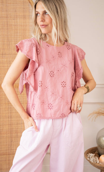 Florella Old Pink - Top - ellemilla