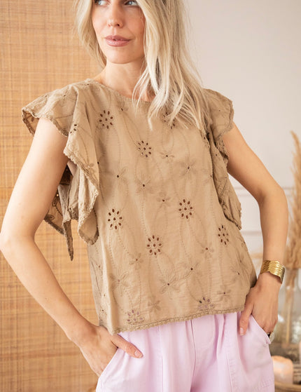Florella Taupe - Top - ellemilla