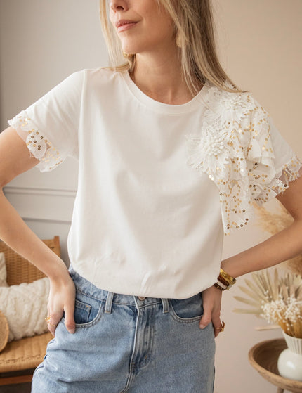 Flow Glow White - T-Shirt - ellemilla