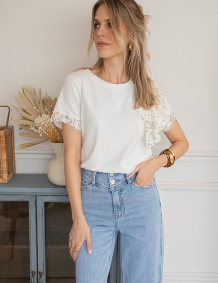 Flow Glow White - T-Shirt - ellemilla